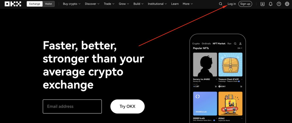 How to Login to OKX Account