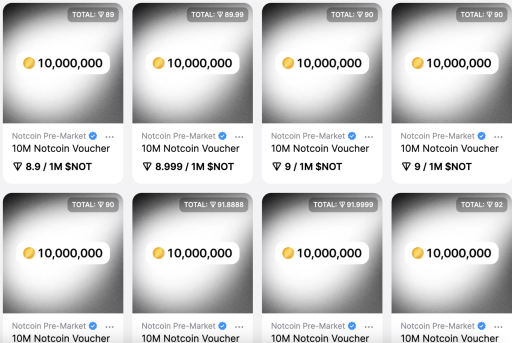 Where and how to sell Notcoin Price listing GEMS Crypto