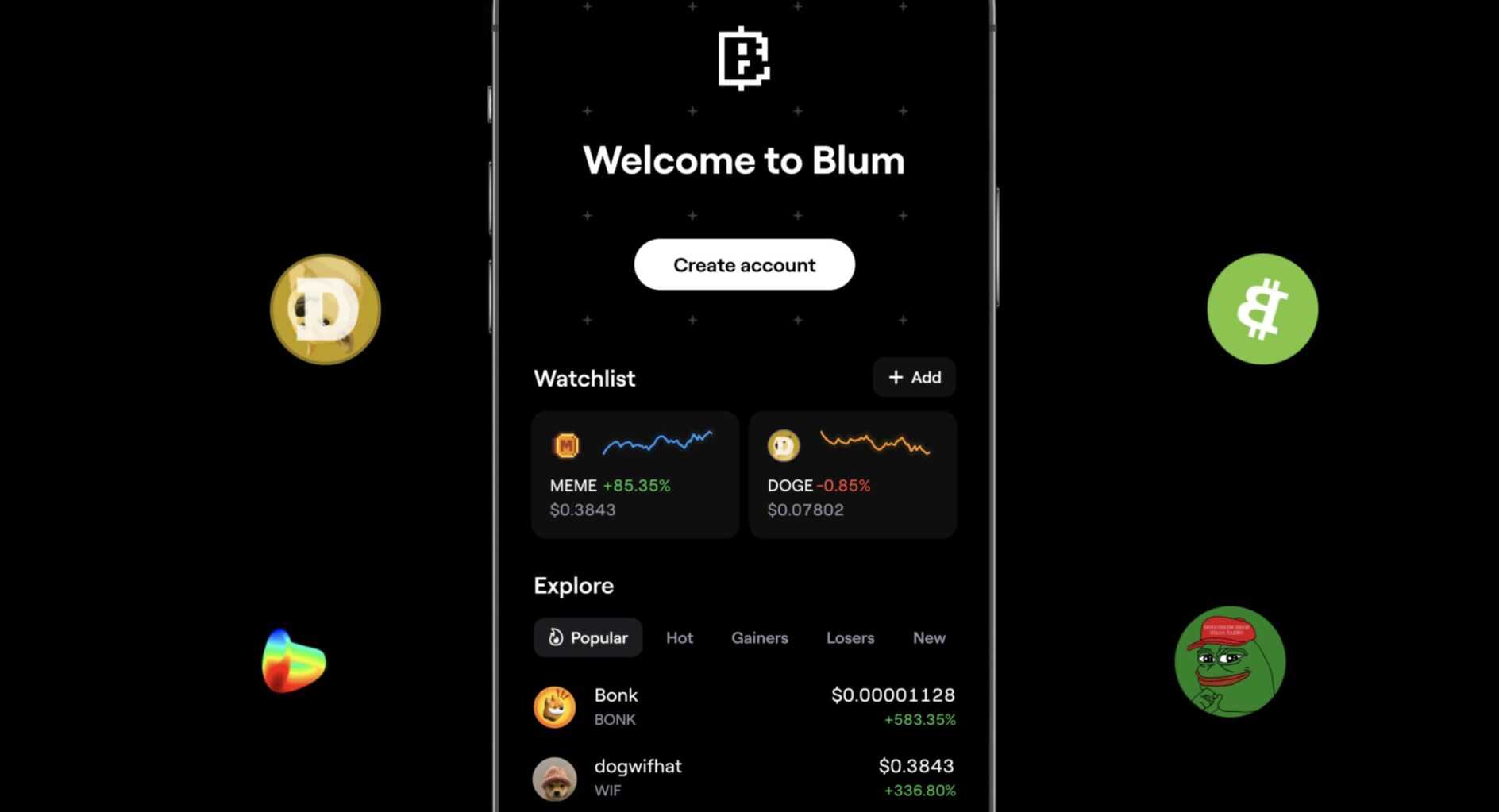 Blum – гибридная биржа в Telegram - GEMS 💎 Crypto