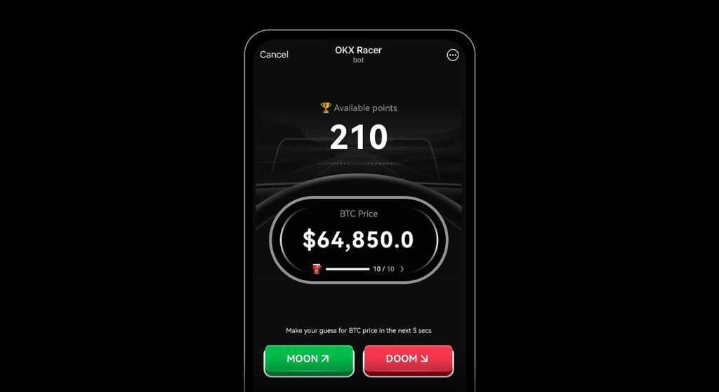 Let's race! Predict Bitcoin's price and rack up points