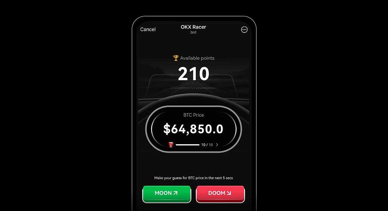 Let's race! Predict Bitcoin's price and rack up points